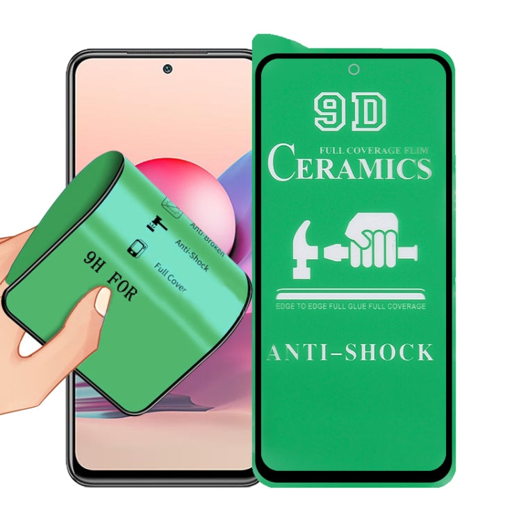 9D full-screen ceramic screen protector film, green anti-shock full-glue protector sheet