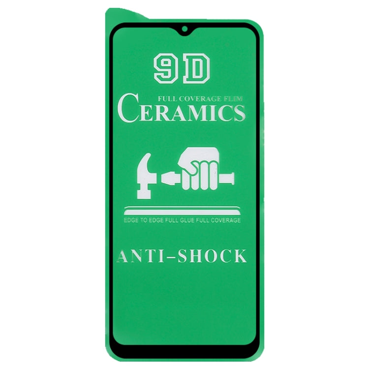 9D full-screen ceramic screen protector film, full-glue anti-shock, single green card
