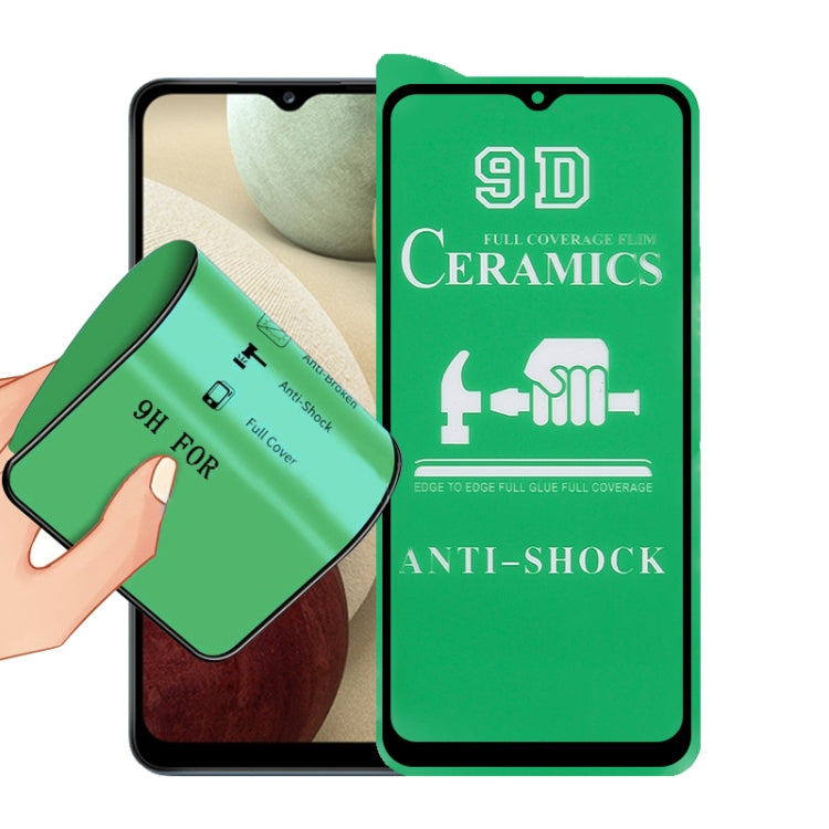 9D full-screen ceramic screen protector film, full-glue anti-shock, phone and green pack