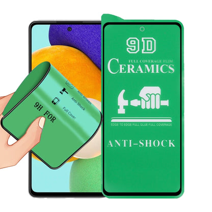 9D ceramic full-screen screen protector film with full glue, anti-shock; hand applying it