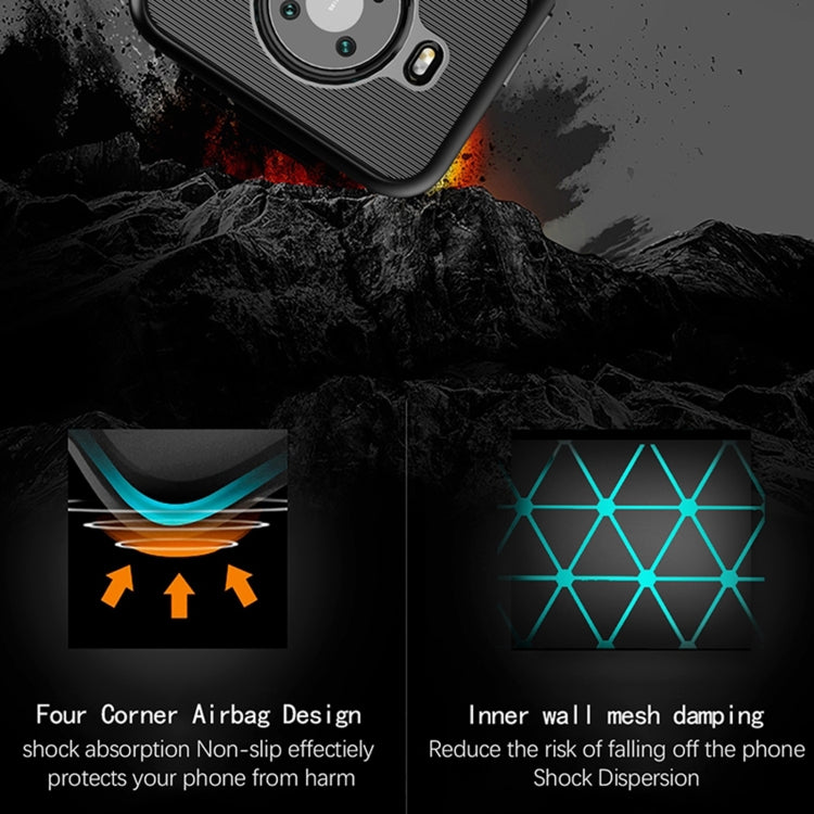 Black phone case with matte textured finish and camera cutout