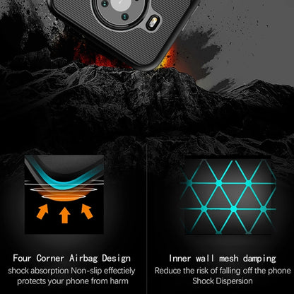 Black phone case with matte textured finish and camera cutout