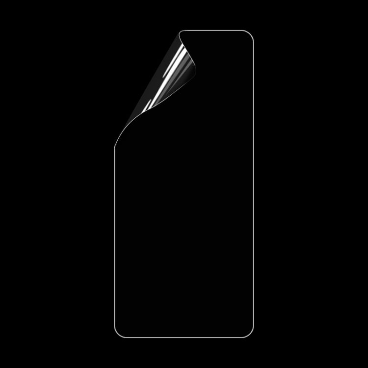 Clear full screen hydrogel film screen protector sheet, flexible protective layer