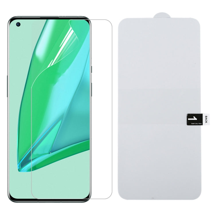 Full-screen hydrogel phone screen protector film, transparent, with top speaker cutout