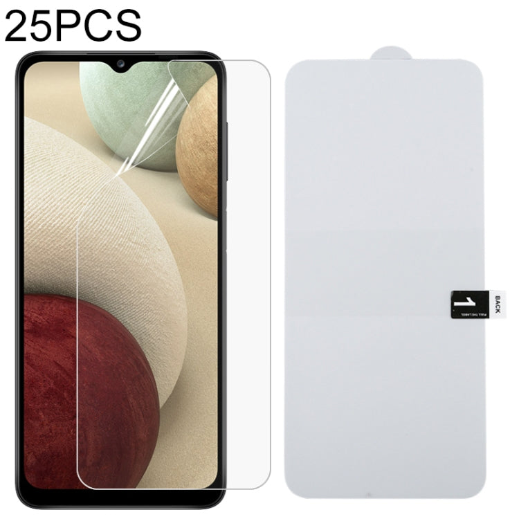 Full-screen hydrogel film screen protector set, 25-pack, clear protector sheet
