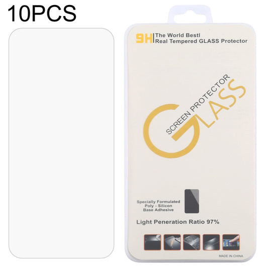 10-pack 2.5D tempered glass screen protector set for mobile phone