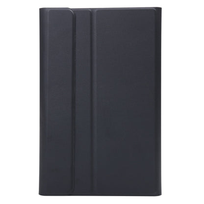 Black folio tablet case with front cover panels for tablet protection