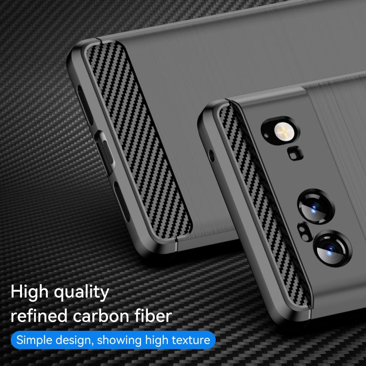 Black TPU phone case with carbon-fiber side and brushed back texture