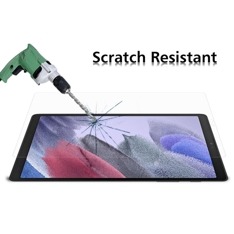 Clear PET screen protector film with scratch-resistant top layer and full-screen coverage