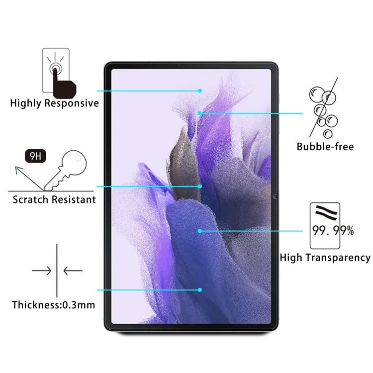 Tablet PET screen protector set with clear full-screen film