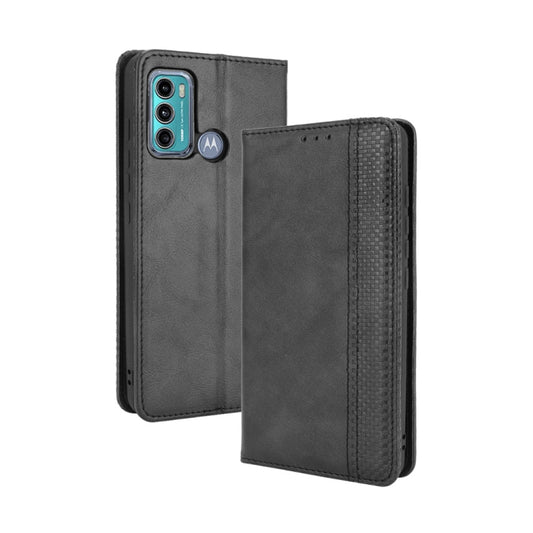 Black leather flip phone case with magnetic closure and card holder pockets