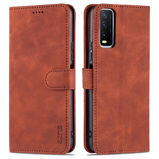 Brown horizontal flip leather phone case with card slots and holder, stitched design