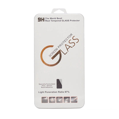 9H tempered glass screen protector film package card for smartphone screens