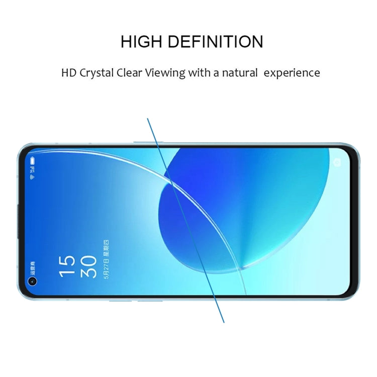 Tempered glass screen protector for smartphone, clear HD viewing, full coverage