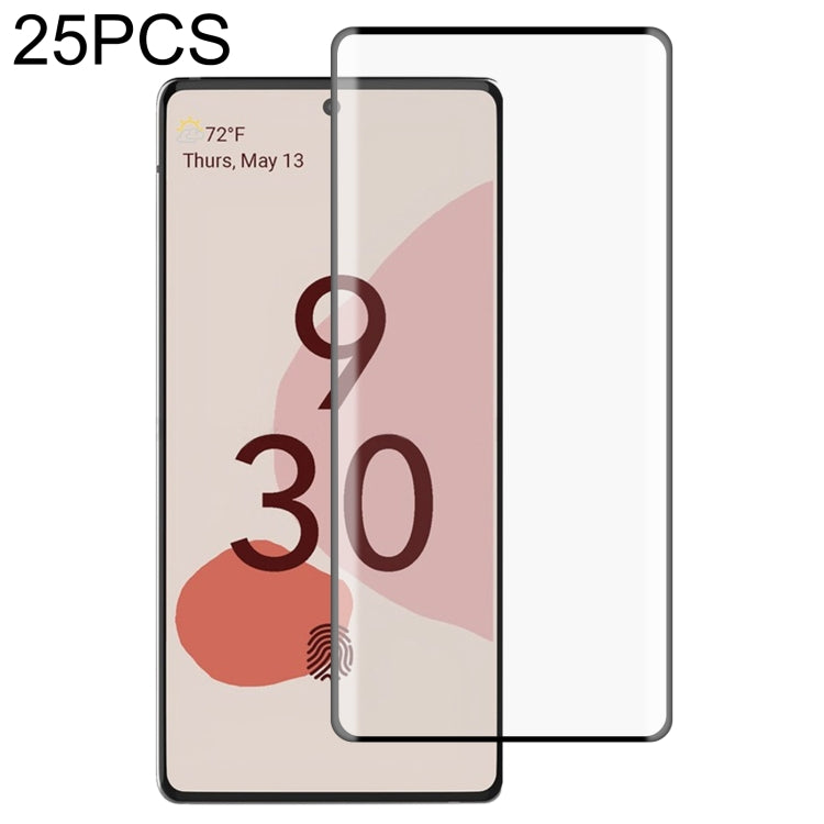 3D curved tempered glass screen protector film with adhesive for Pixel 6 Pro