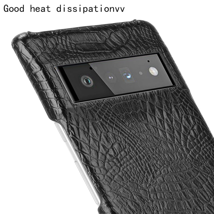 Black crocodile-texture phone case with camera cutout and side grip