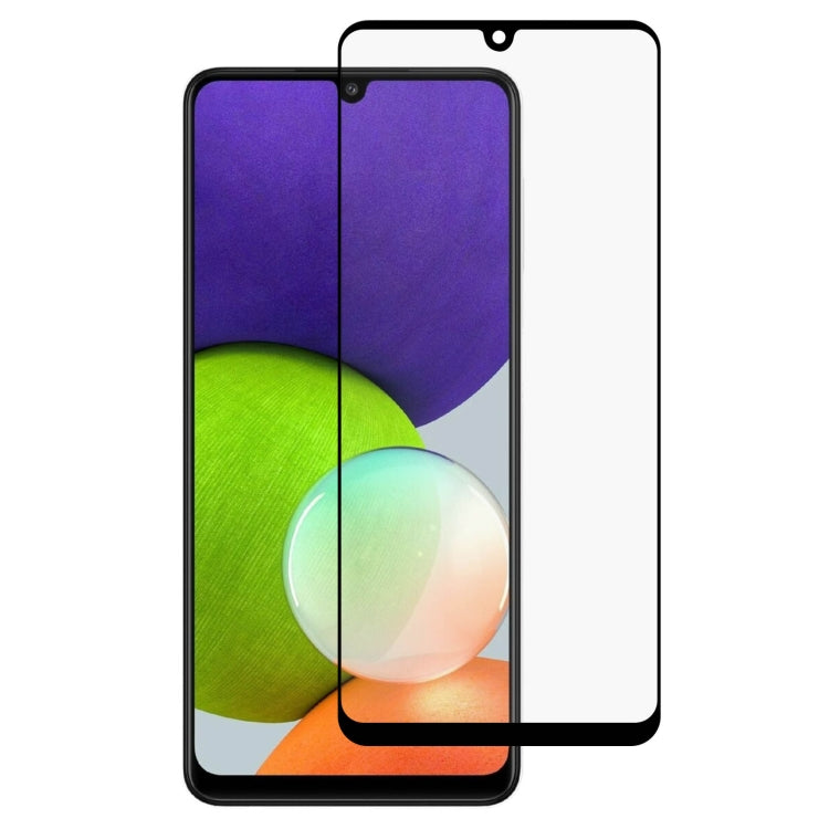 Full-cover tempered glass screen protector fitted on smartphone front