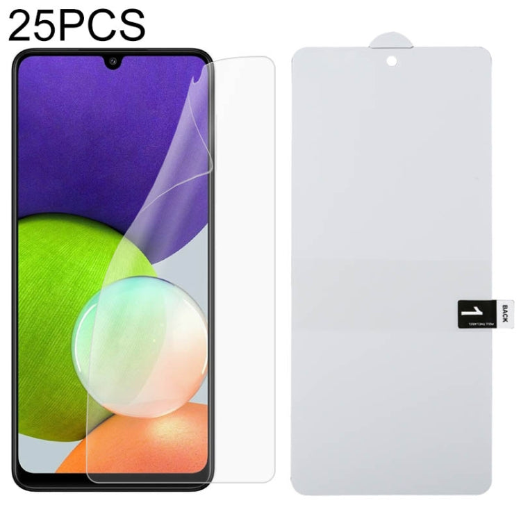 Hydrogel screen protector set (25-pack) with full-coverage film for phone front