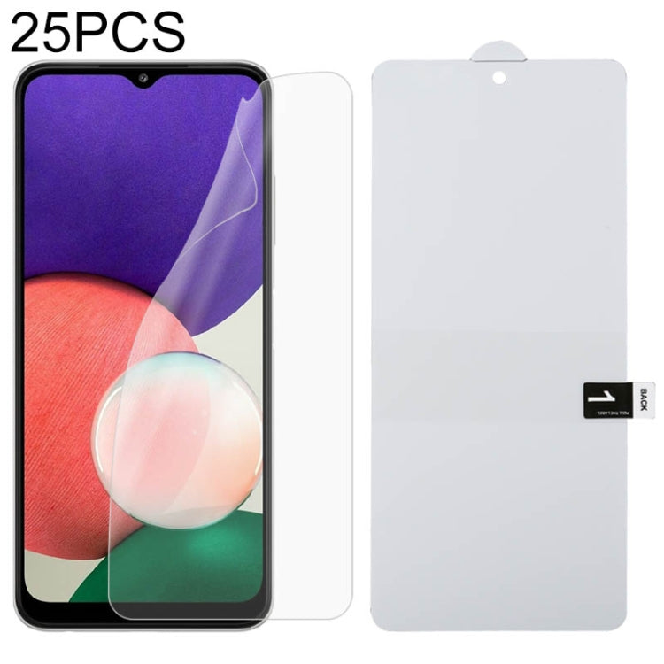 Hydrogel screen protector set (25-pack) with full-coverage film and alignment card tab