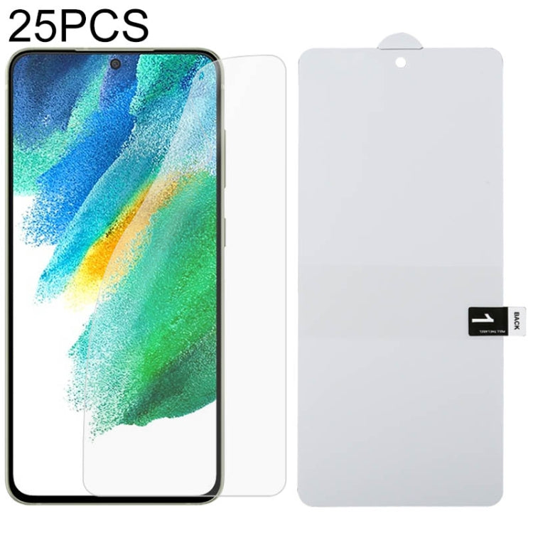 Hydrogel screen protector set (25-pack) with full-coverage film for smartphone front