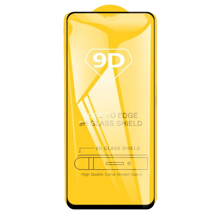 9D tempered glass screen protector, edge-to-edge curved shield in single pack