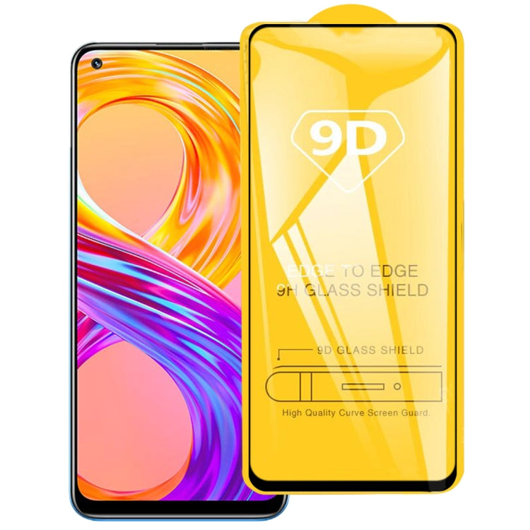 9D tempered glass screen protector film with full adhesive, curved glass shield pack