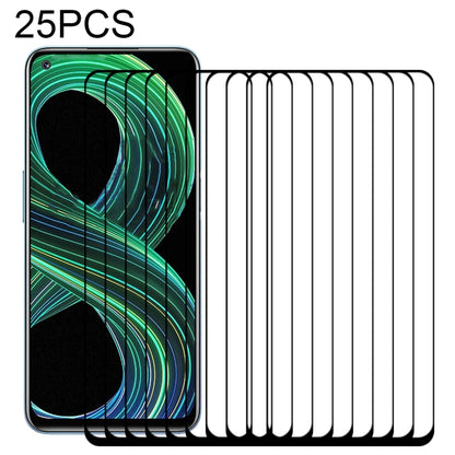 25-pack full-screen tempered glass screen protectors with adhesive film