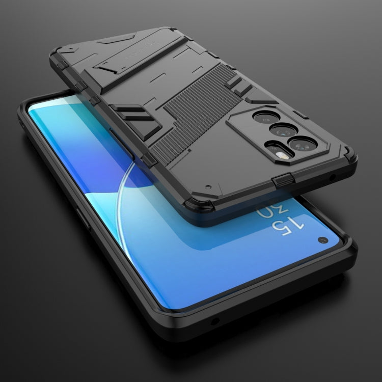 Rugged black phone case with textured grip and built-in shockproof corner protection