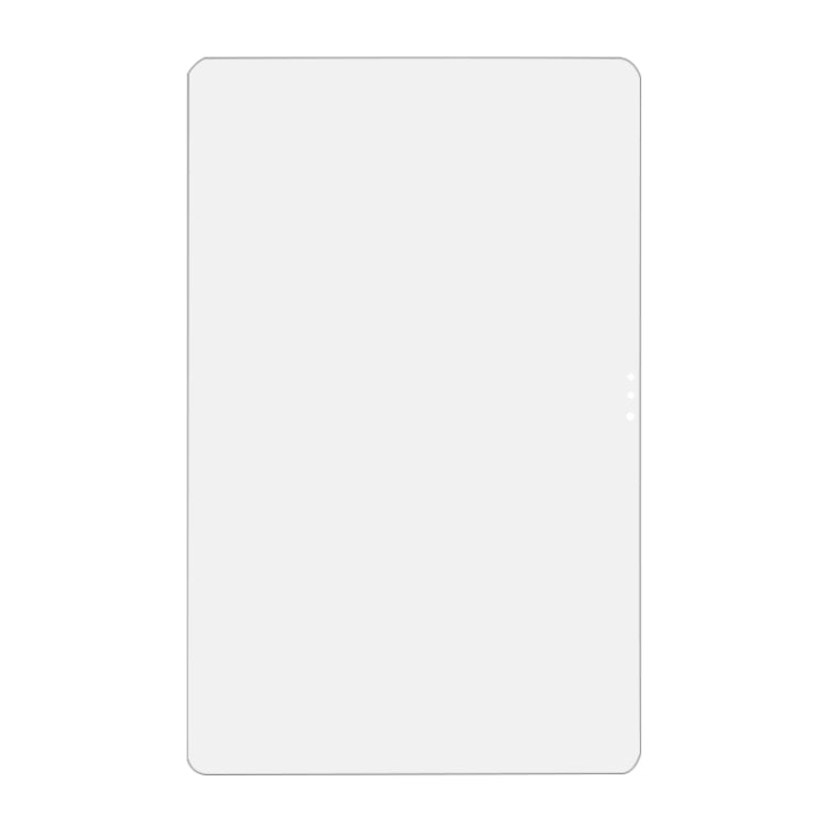 Matte screen protector sheet, clear rectangular film with rounded corners