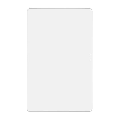 Matte screen protector sheet, clear rectangular film with rounded corners