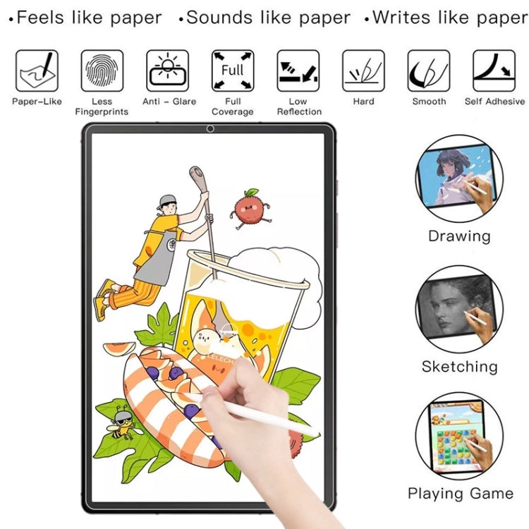 Paper-feel matte screen protector features: anti-glare and pen-friendly writing