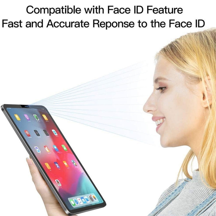 Matte screen protector designed for fast Face ID response