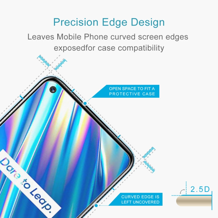 Tempered glass screen protector with open-edge design for curved screen coverage
