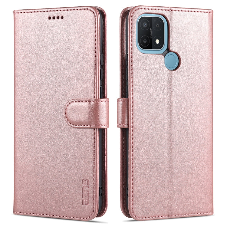 Rose pink flip leather phone case with card holder and magnetic strap closure