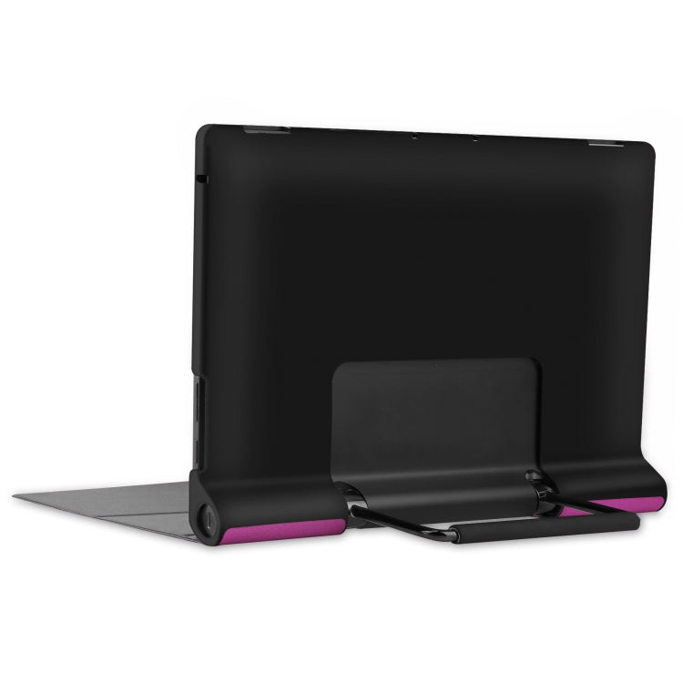 Black PU leather flip case with kickstand base for 13-inch tablet