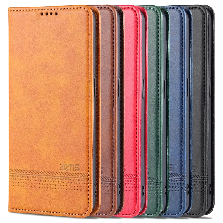 Assorted color leather flip phone cases with magnetic closure and camera cutout