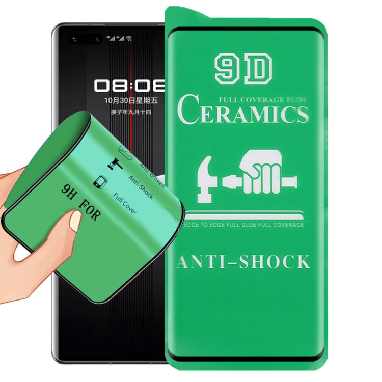 9D ceramic screen protector film, green full-coverage anti-shock glass