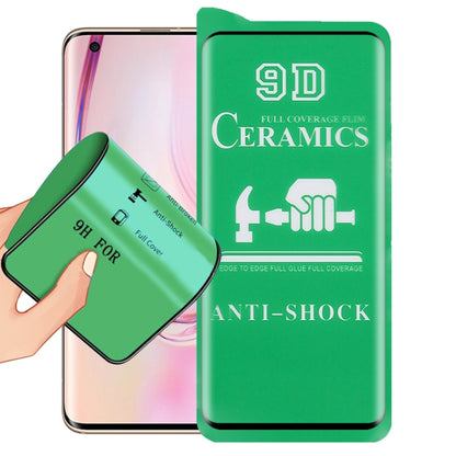 9D full-glue ceramic screen protector film, edge-to-edge coverage, anti-shock, green