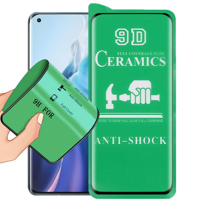 9D ceramic screen protection film with full glue, full coverage, anti-shock, green