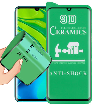 9D ceramic screen film with full glue, edge-to-edge coverage, anti-shock, green