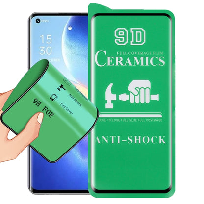 9D ceramic screen protector film, green full-coverage anti-shock glass sheet