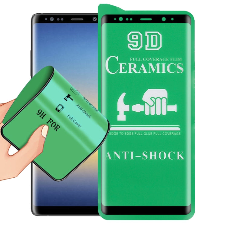 9D full-screen ceramic screen protector film with anti-shock, curved full-coverage design