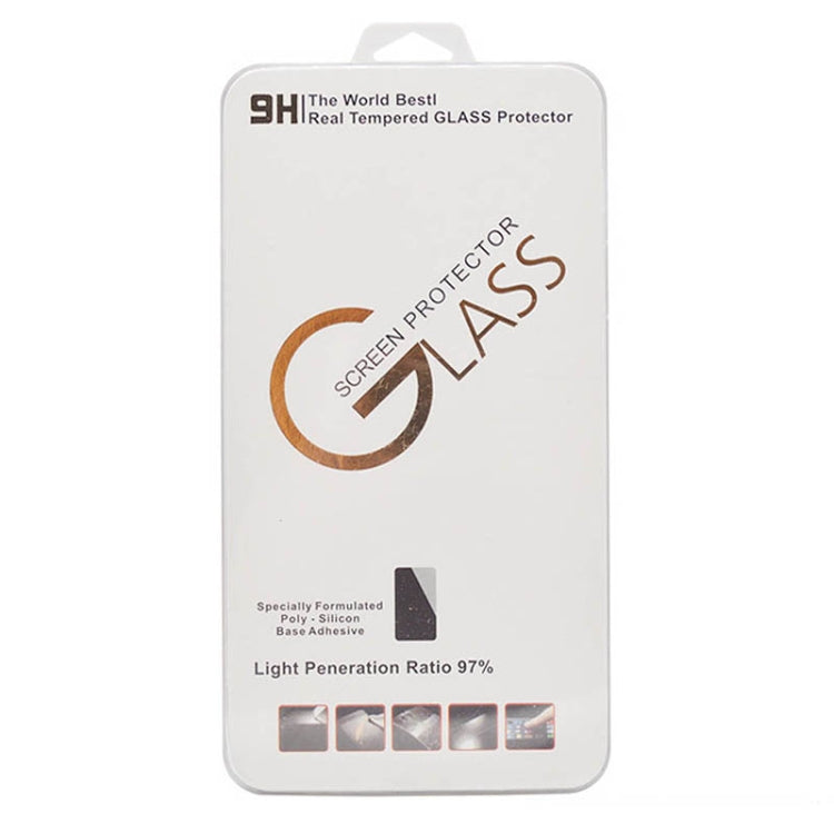 9H screen protector glass pack with screen protector labeling and adhesive