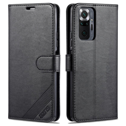 Black leather wallet phone case with horizontal flip cover and card slots