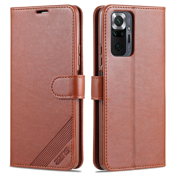 Brown leather wallet phone case with horizontal flip cover and card slots