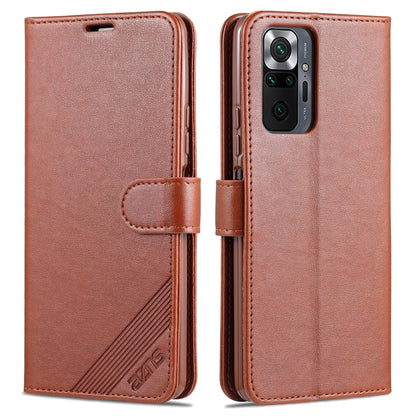 Brown leather wallet phone case with horizontal flip cover and card slots