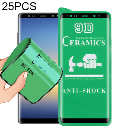 9D full-coverage ceramic screen protector film set (25-pack) with green guide films