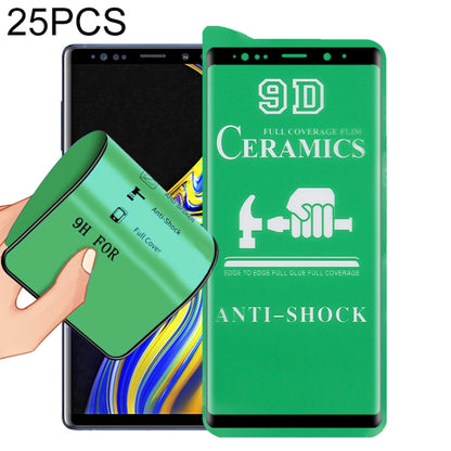 9D full-coverage ceramic screen protector film set (25-pack) with green application film