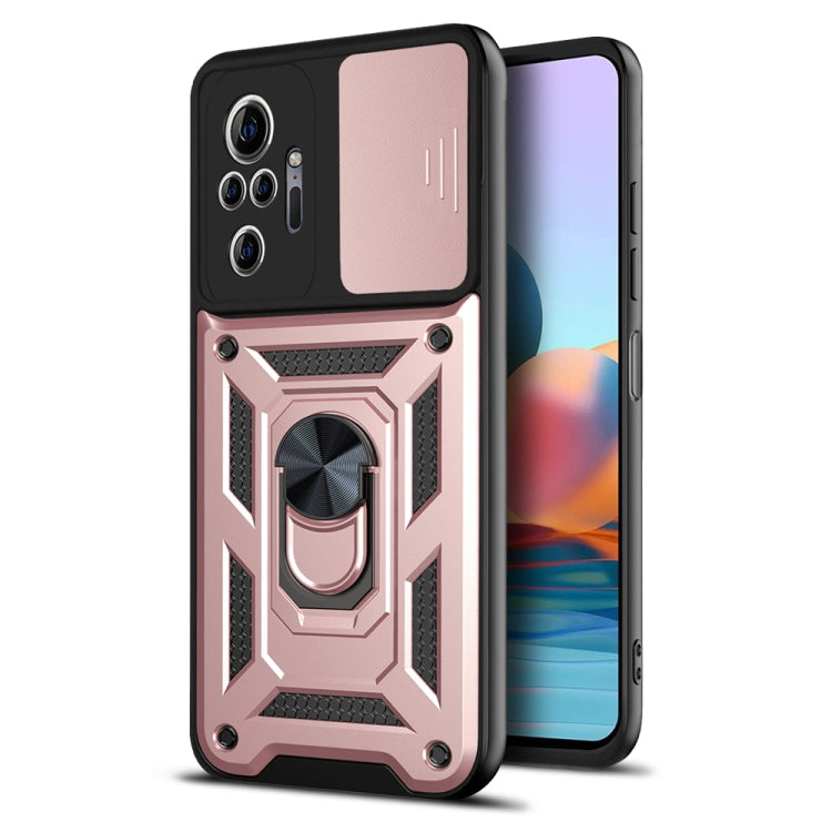 Rose and black protective phone case with raised camera cover and TPU bumper