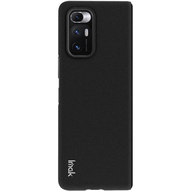 Black IMAK hard case with precise camera opening and smooth frosted finish